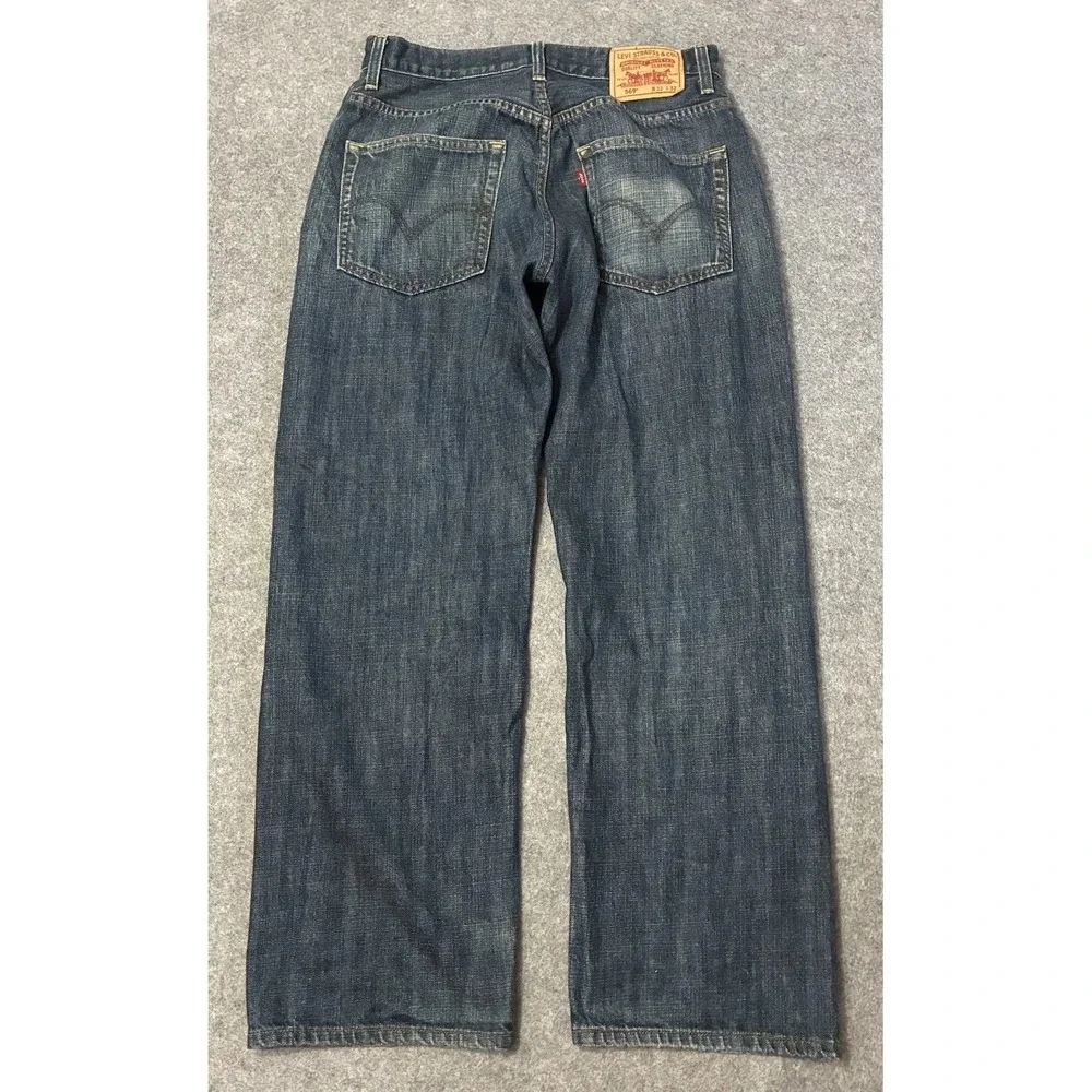 Vintage Levis 569 Loose Straight Baggy Mens 30x29 Faded Skater Y2K 2000s